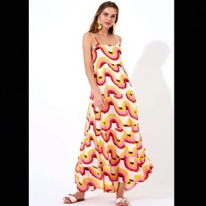 OLIPHANT SMOCKED BACK MAXI- NOUVEAU YELLOW